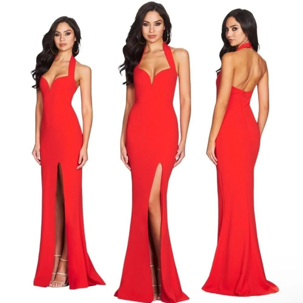 open lace back dress MADONNA GOWN BY NOOKIE