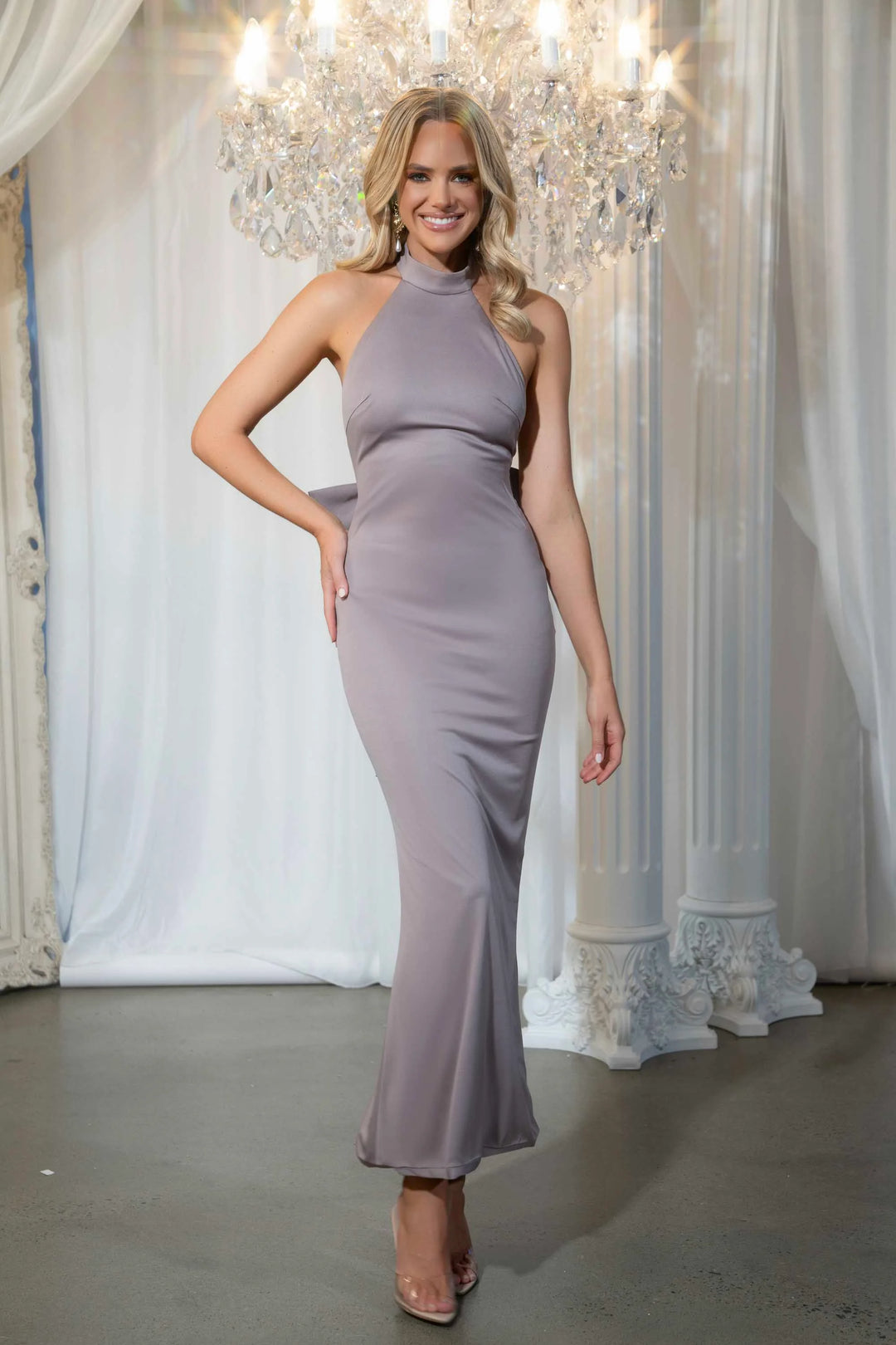 melody satin dress Sweet Melody Satin Mini Dress