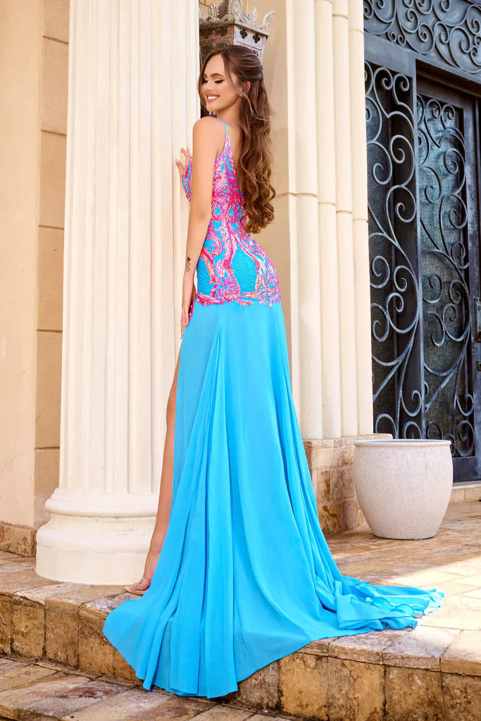 PS24346 Blue Pink