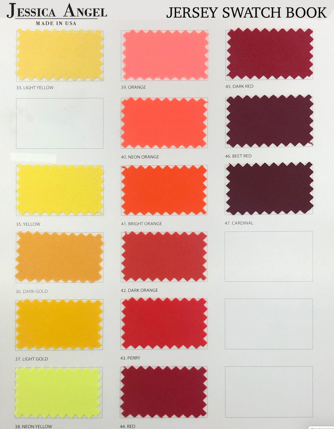Jessica Angel Color Palette