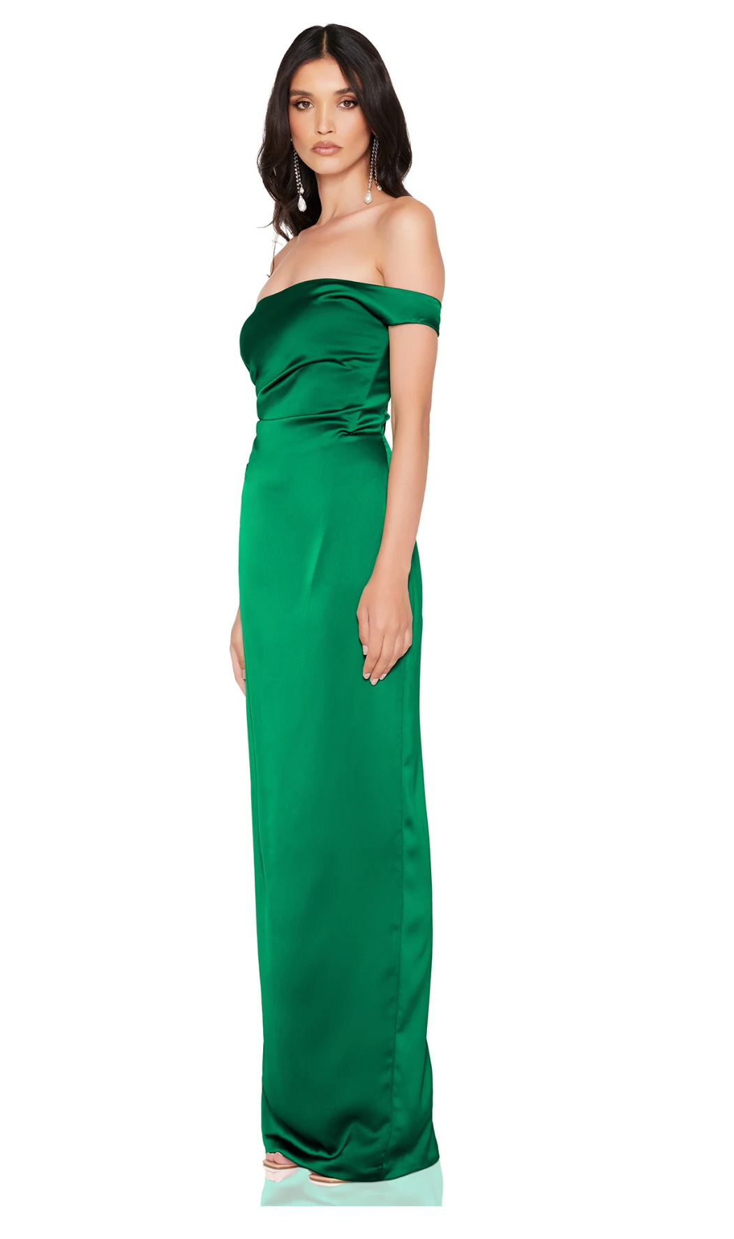 nookie off the shoulder dress PALLISADE GOWN BY NOOKIE – THE DRESSING ROOM