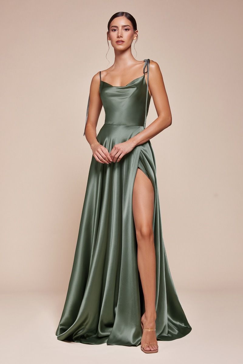 moss green color dress BD104 Transitional Styles Size:US 4 / UK 8 Eliza J Embroidered 3D Come in hot with