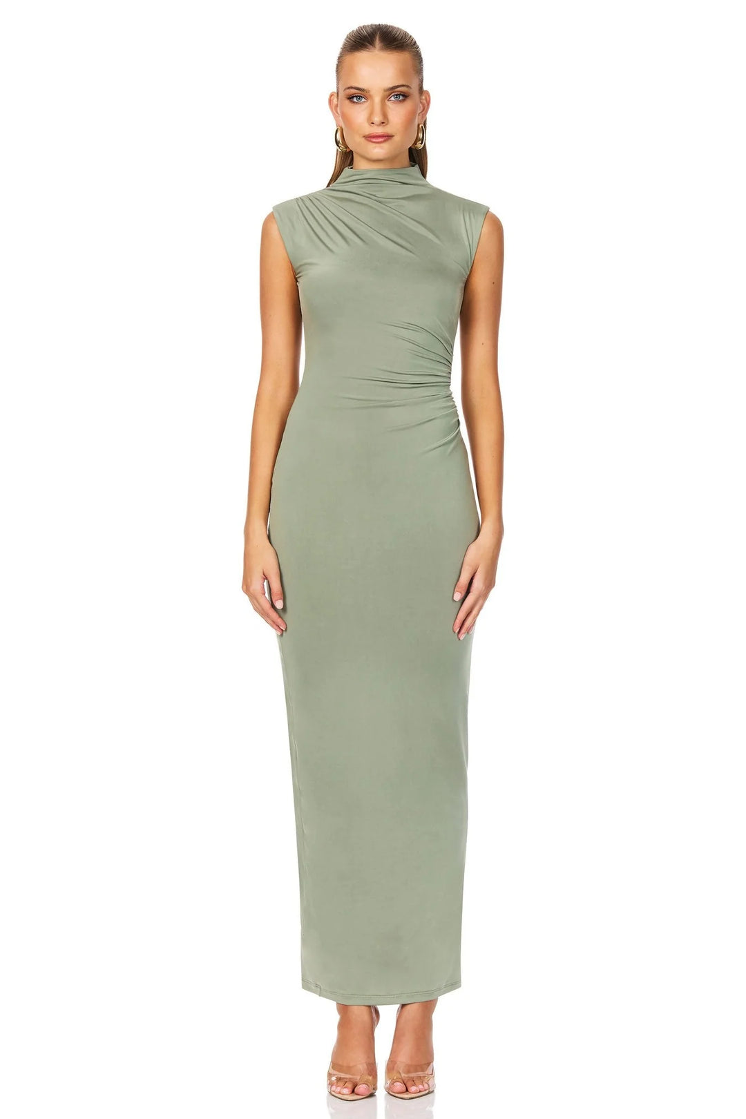 OLIVIA HIGH NECK MIDI THE DRESSING ROOM OLIVIA HIGH NECK MIDI THE DRESSING ROOM