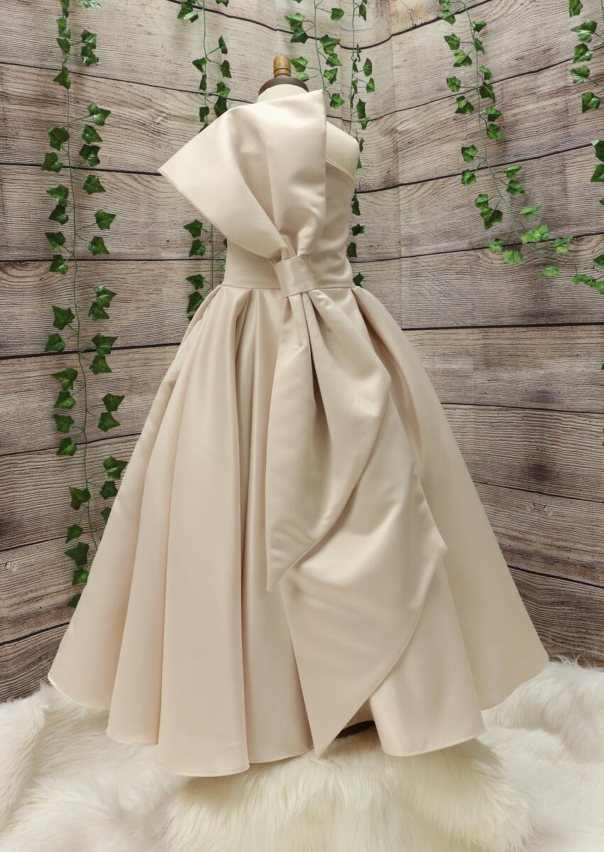 Satin Flower Girl Dress FG389