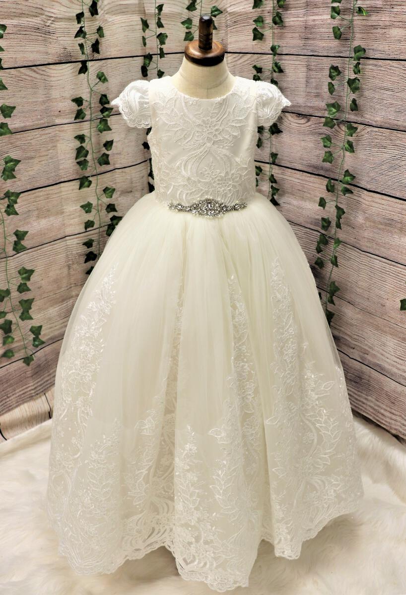 Tulle Lace Flower Girl Dress FG382M