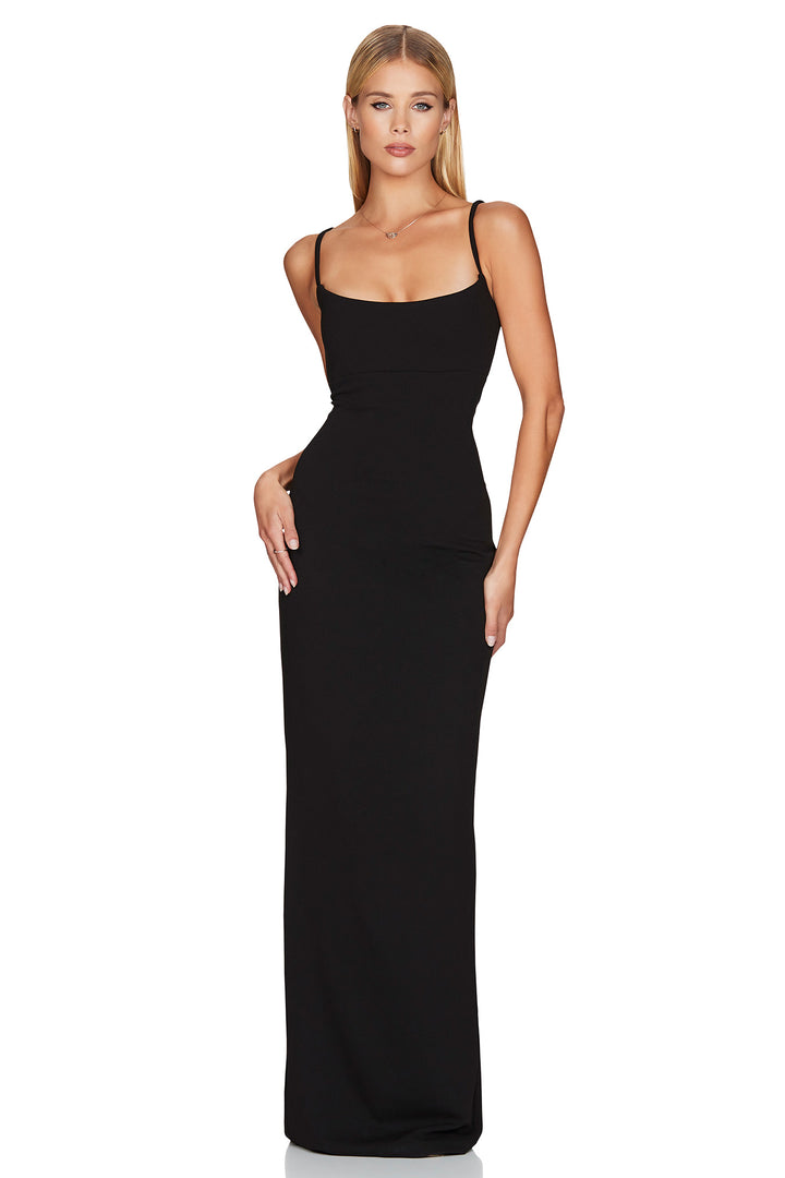 Bailey Gown - Black THE DRESSING ROOM Bailey Gown - Black THE DRESSING ROOM